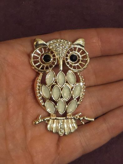 Ladies Owl Brooch
