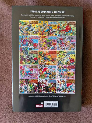Official Handbook of the Marvel Universe Omnibus