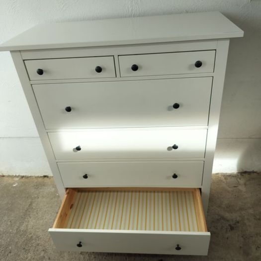 Chest of 6 drawers Hemnes white