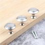 10 Packs Drawer Knobs, Cabinet Door Knobs Wardrobe Knobs Handle Cupboard Door Knobs with Screw for Drawer Cabinet Cupboard Wardrobe- Alloy & Stainless Steel Image 2