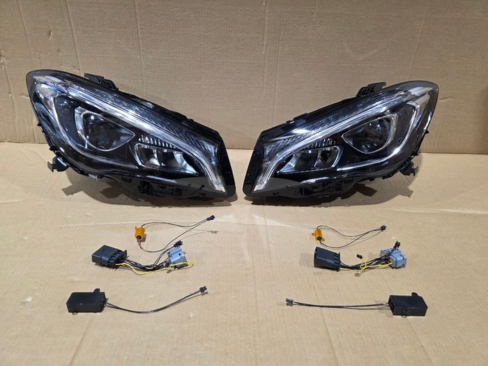For Mercedes Benz CLA W117 2014-2019 Headlights Headlamps LED Halogen Xennon Hid