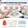 Pottery Wheel Mini Ceramic Wheel Sculpting Tools Apron Two Turntables 30W (FREE SHIPPING) Image 4