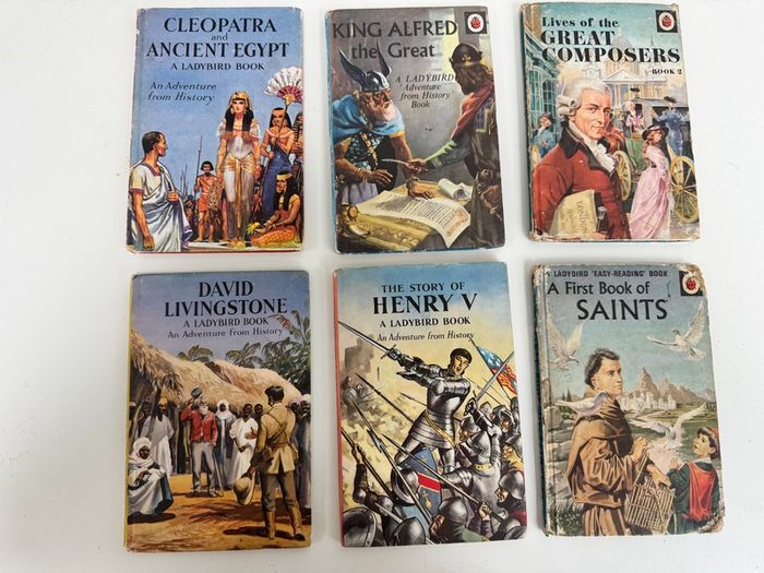 Collection of 6 vintage Ladybird books