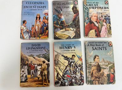 Collection of 6 vintage Ladybird books