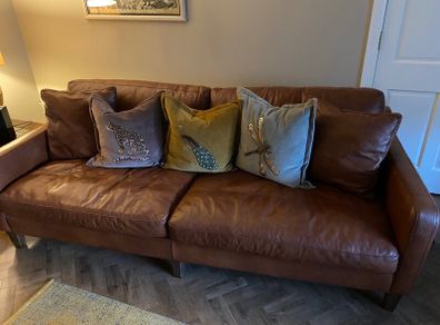 Beautiful Caseys Furniture Leather couch