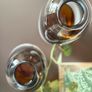 Set of 2 Hand-Blown Glass Vases Image 2