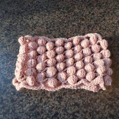Hand crocheted snood