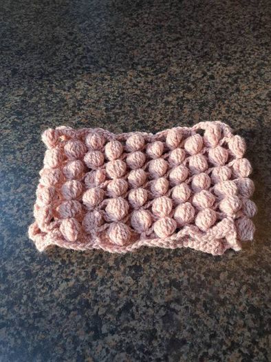 Hand crocheted snood