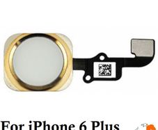 New Fingerprint Touch ID Home Button Flex Cable For iPhone 6 Plus + Gold - FHT22IPHB