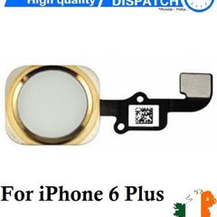 New Fingerprint Touch ID Home Button Flex Cable For iPhone 6 Plus + Gold - FHT22IPHB