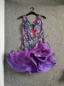 Latin dance dress