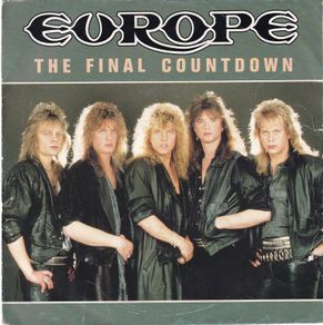 Europe The Final Countdown 1986 Picture Sleeve Single