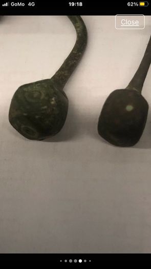 bronze robe pins