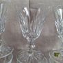 A Set Of 6 X  Vintage Waterford Crystal Wine Port or Sherry Glasses 5" Stamped And  A Rare Cut Image 6