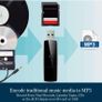 Record Player Vinyl Turntable with Speakers  USB MP3 Playback/Bluetooth/FM Radio/CD And Cassette Player/Vinyl LP Records/SD Card Reader (FREE POSTAGE) Image 5