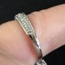 9ct white gold diamond eternity/wedding ring Image 2