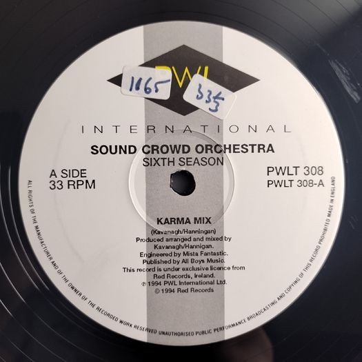 Sound Crowd - Sixth Season - PWL International - EXCELLENT NICK!