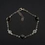 Black Onyx & CZ Silver Bracelet Image 8