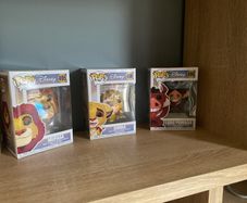 Disney Funko pops Simba Mafusa and luau bundle