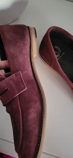KURT GEIGER suede leather mocasins Sz 44 (10UK) - Rrp 220