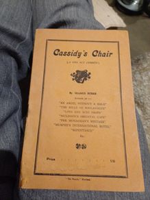 Vintage Theatre Programme "Cassidy's Chair: