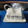 Belleek cottage butter dish Image 4