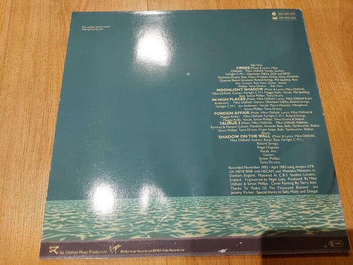 Mike Oldfield - Crisis - Vinyl Record