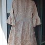 vintage Rubber Ducky brocade coat dress Image 3