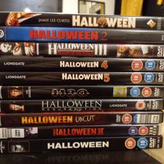 Halloween 10 Movie DVD Collection 1978-2018 Michael Myers slasher horror