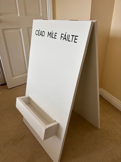 Wedding Sign with flower box