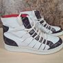 womens DIESEL BLACK GOLD LEATHER trainers runners white black Size UK 4 EU 36 boys girls unisex Image 2