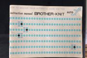 Vintage Brother Knitting machine instruction manual