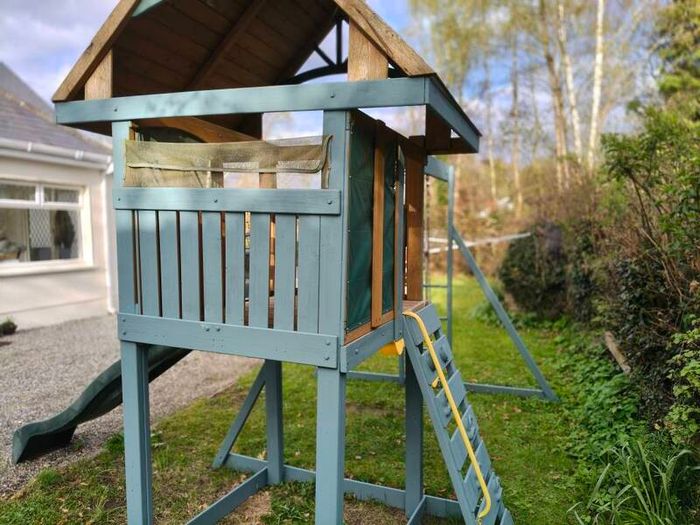 climbing frame, slide, jungle gym