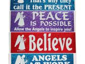 Angel stickers bumper stickers 7x20cm