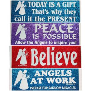 Angel stickers bumper stickers 7x20cm