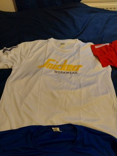 Snickers White Workwear T Shirt look your best in work light and Breathable   Sizes M L XL