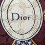 Christian Dior Monsieur Tie Burgundy Silk Geometric Handmade Designer Image 6