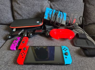 Nintendo Switch OLED Console Bundle in Original Box