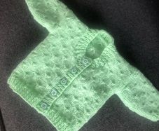 Newborn baby cardigan