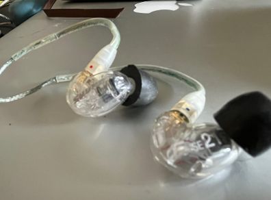 Shure monitoring earphones - barely used