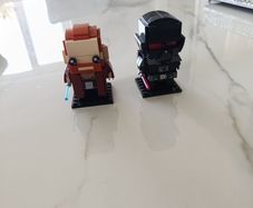 LEGO Star Wars Obi-Wan Kenobi & Darth Vader BrickHeadz