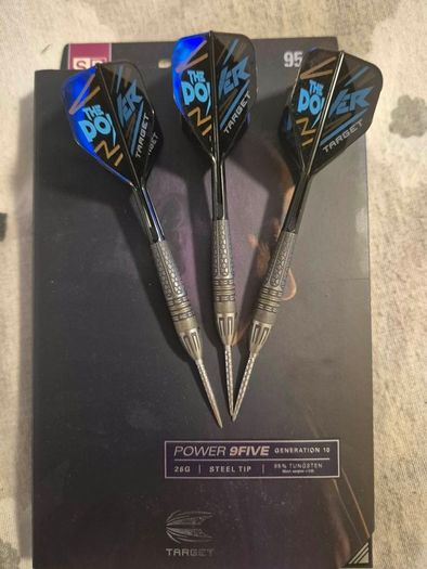 Target Phil the Power Taylor 9FIVE 95% G10 Swiss Point 2023 Steeldarts 26 Gram Steeldarts