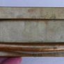Antique Large Solid Brass Door Knocker Letterbox Handle - 1800s Reclaimed Hardware Image 3