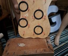 Old Wooden Ring Board