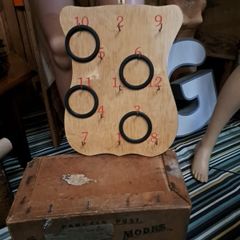 Old Wooden Ring Board