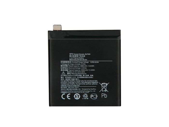 Replacement Internal Battery For OnePlus 7 Pro Battery 4000mAh 3.85V BLP699 New - FHT11OPBT