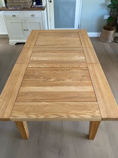Solid Oak Extending Dining Table Fully Refinished