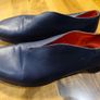 Camper Navy Leather Ballerina Flats Size 40 Image 4