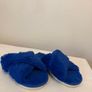 Blue Fluffy Slippers Size 37 Image 2