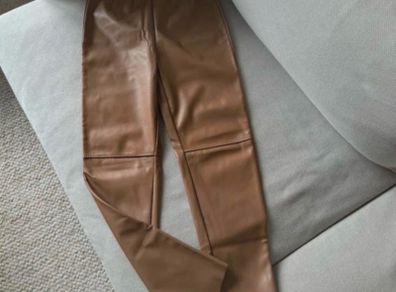 Pu leather trousers